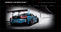 Desktop Screenshot of germancarspecialistltd.co.uk